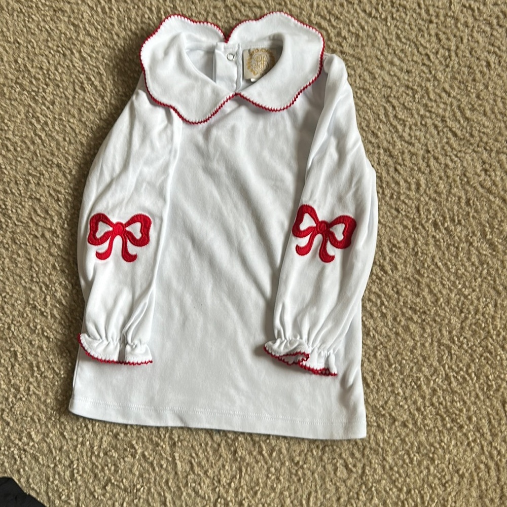 TBBC girls collard blouse
